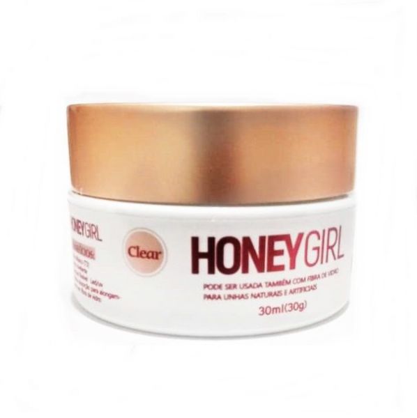 Gel Fiber3 Clear Honey Girl  30grs