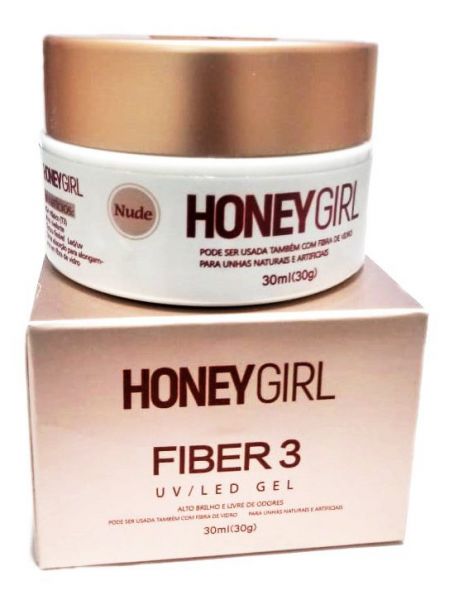 Gel Fiber3 Nude Honey Girl  30grs