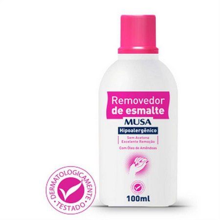 Removedor de Esmaltes Hipoalergênico - 100ml